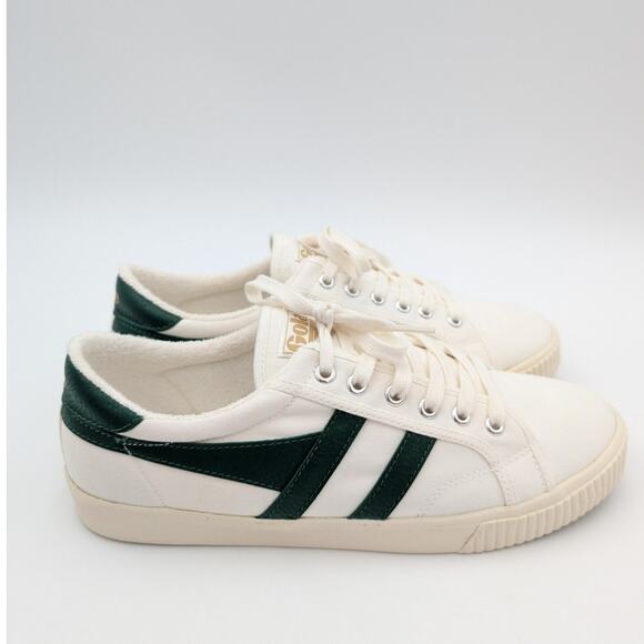 Gola Tennis Mark Cox Sneaker Shoes Lace-Up Men's White/Green Size US10 EU43 - Picture 3 of 11